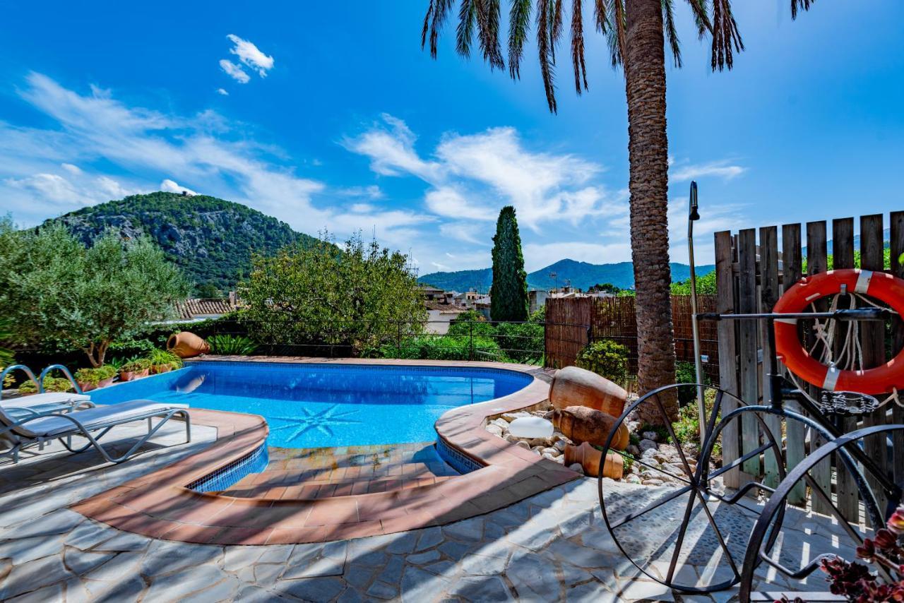 Villa In Center Of Pollensa With Pool And Jacuzzi Exterior photo